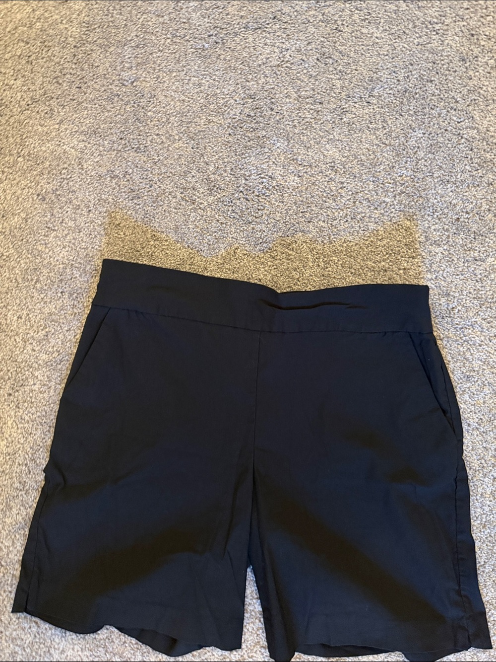 Classic Black Pull-On Shorts